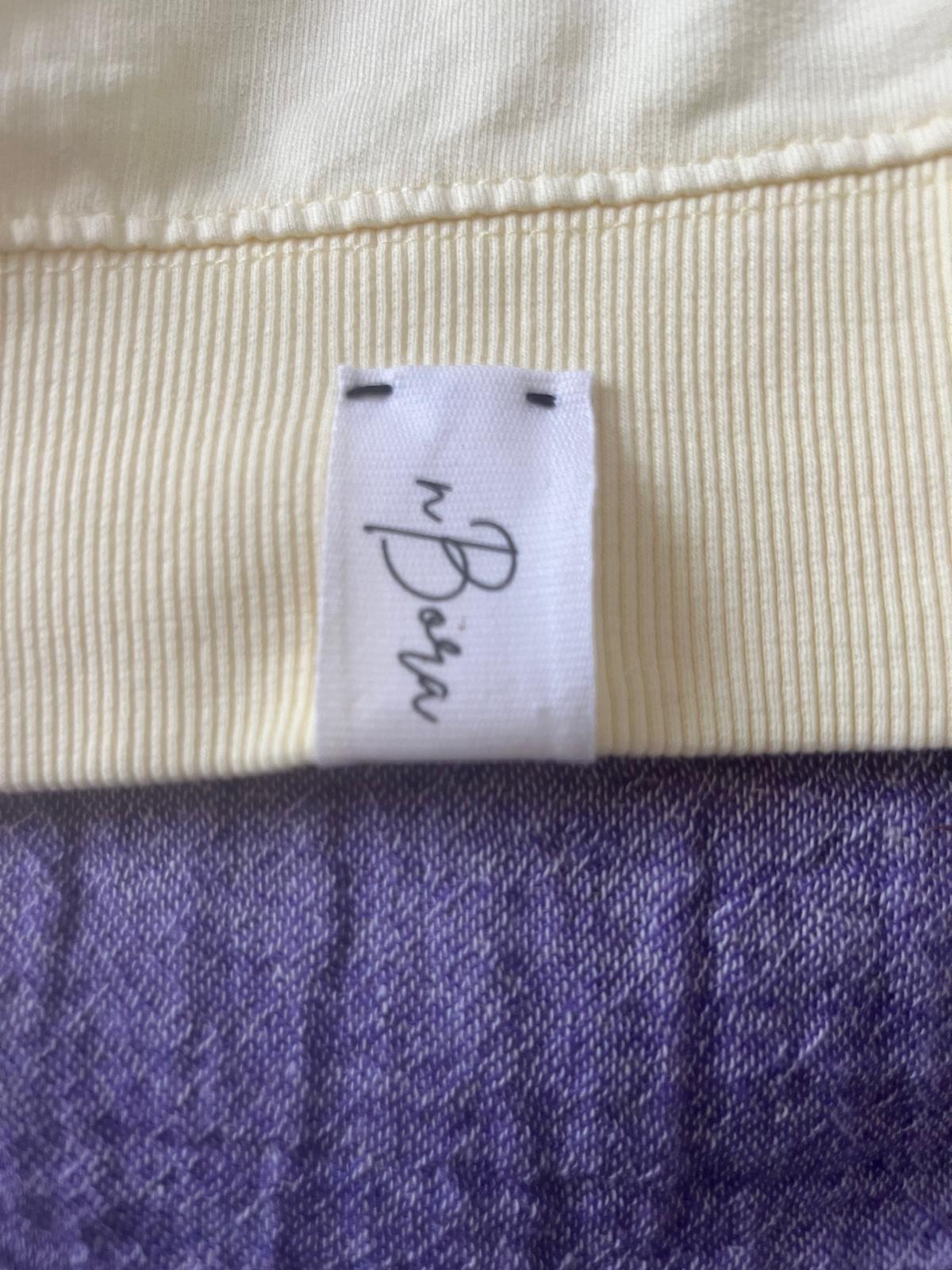 Sudadera unisex amarillo lavado - Imagen 2